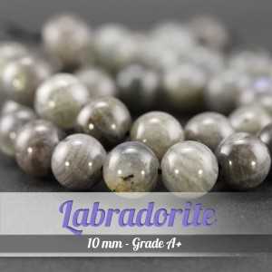 Perles en Labradorite - 10mm - Grade A+Perles