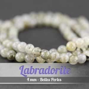 Perles en Labradorite - 4mm - Belles Pierres